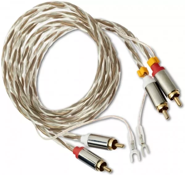 Pro-Ject Phono RCA-E, Phonokabel / NF-Kabel mit Masseleitung