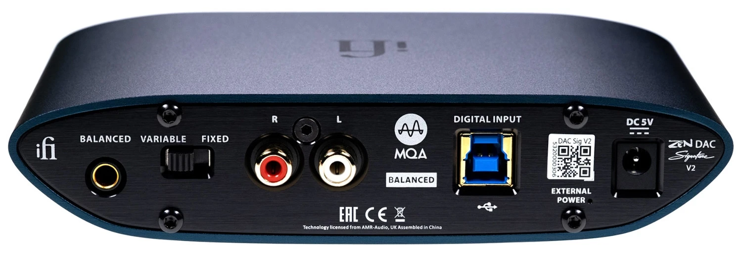 iFi Audio ZEN DAC Signature V2, Hi-Res D/A-Wandler mit USB3.0 Eingang – inkl. iPower 5 V