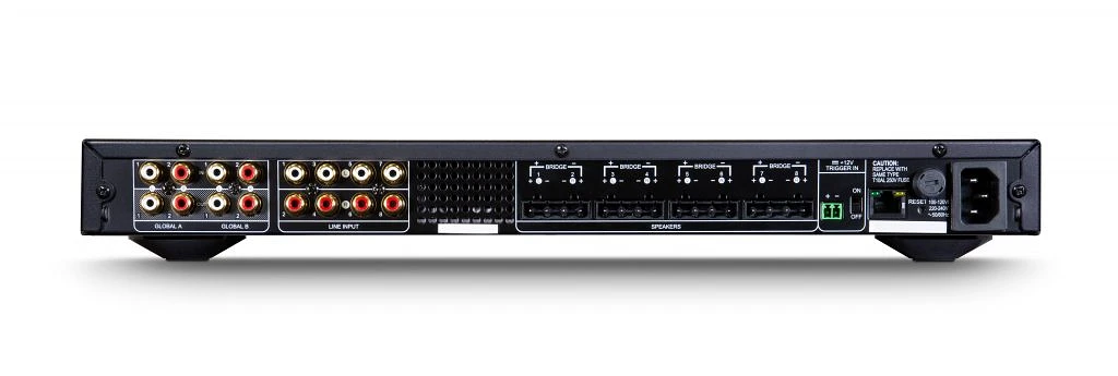 NAD CI 8-120 DSP 8-Kanal Endstufe Anschluesse
