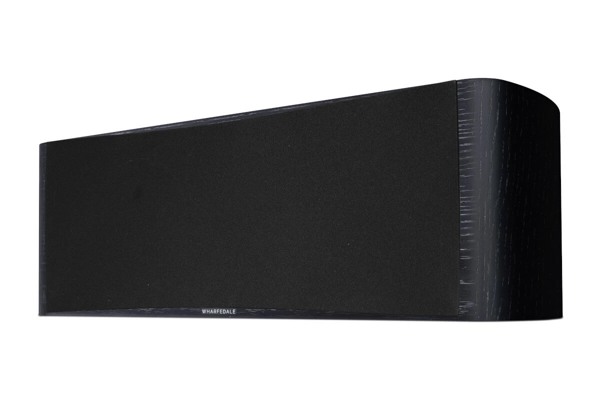 Wharfedale-Evo-4-C-black-front-with grille