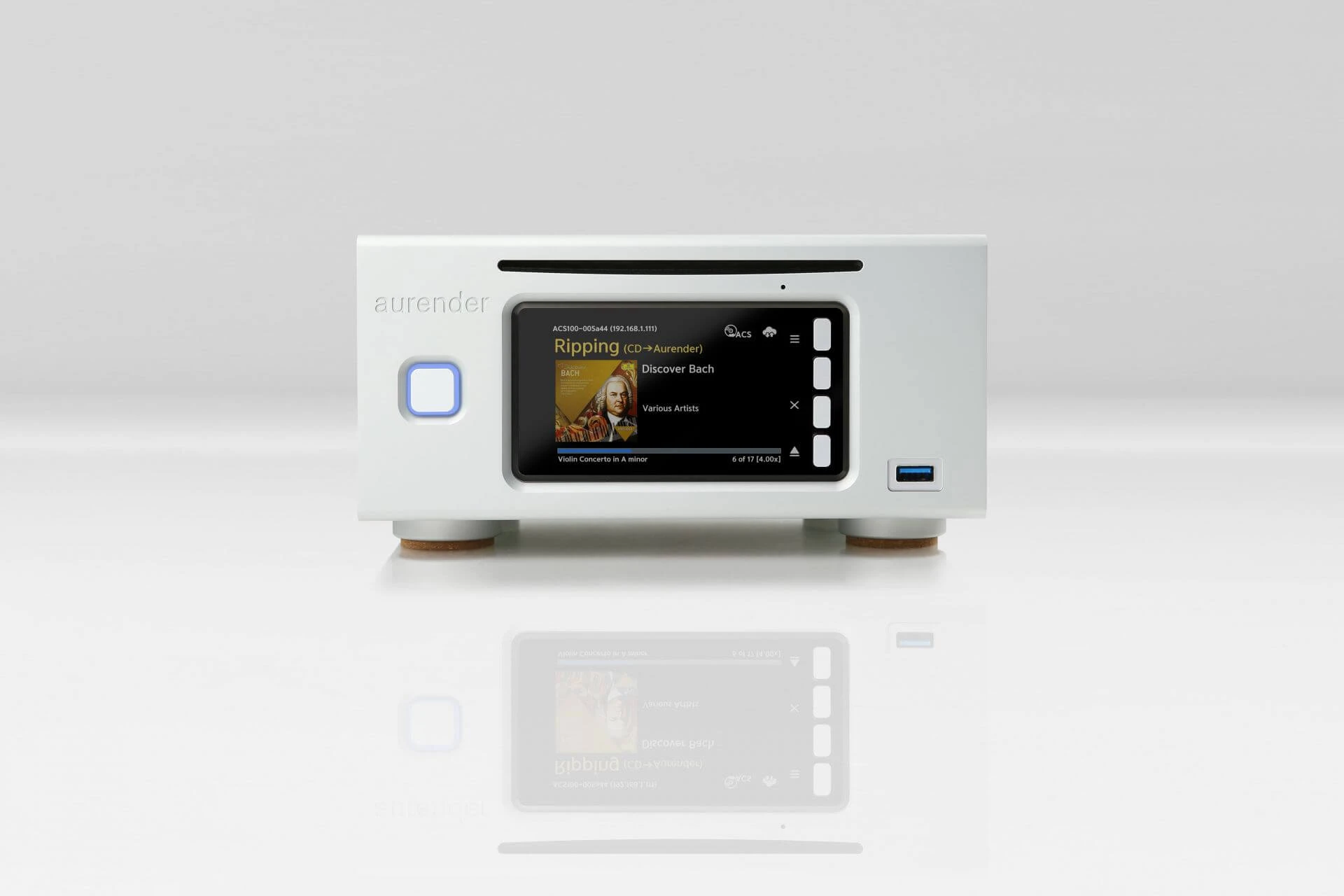 Aurender ACS100, Musik Server / Streamer mit USB-Ausgang / CD-Ripper 