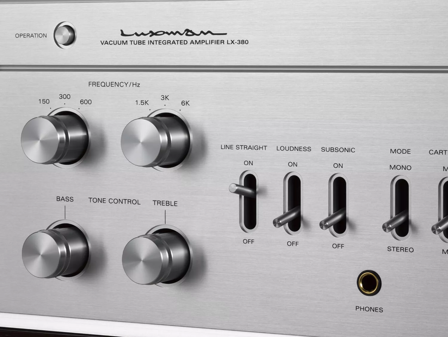 Luxman Verstaerker mit Klangregelung