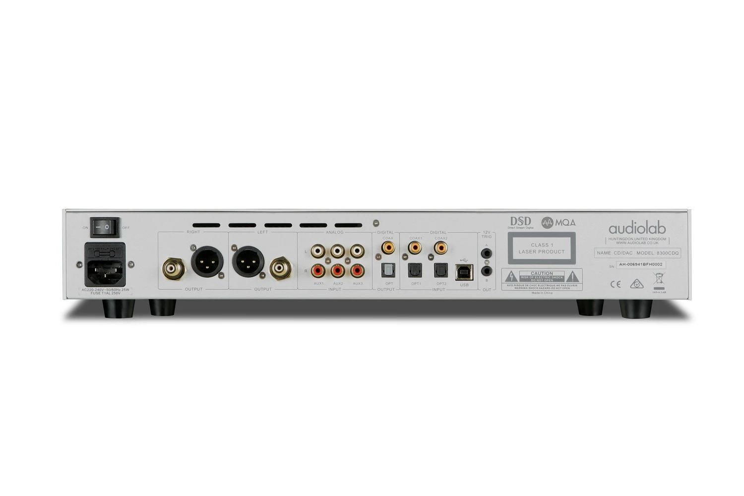 Audiolab 8300 CDQ, CD-Player, DA-Wandler mit DSD + analoger Vorverstärker, A&V-Tip !